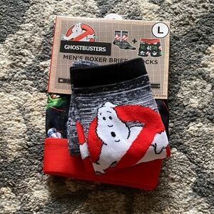 Men’s Boxer Brief and Sock Set, Ghostbusters